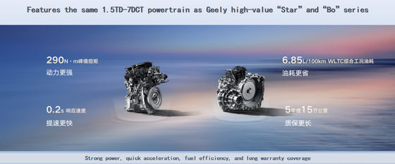Μεσαίου μεγέθους crossover SUV Geely Haoyue Pro 2025 New Energy Electric EV Car