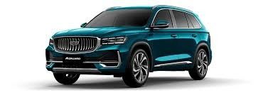 Σύγχρονο Geely Manjaro SUV Πράσινο χρώμα Υψηλή ταχύτητα 5 θέσεις SUV Μέσα μέγεθος