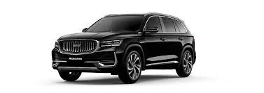 Τελευταία Geely Manjaro 2025 SUV αυτοκίνητο Μαύρο χρώμα με 2.0L 4 κυλίνδρων κινητήρα