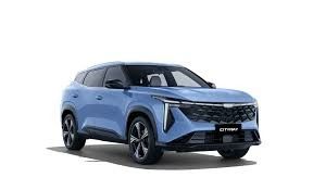 Geely Cityray SUV Μπλε Χρώμα Εμπορικό Οχήμα Μπροστά τροχιά Οδηγία Urban Crossover