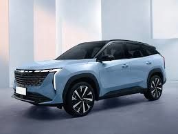 Μπλε χρώμα Geely Atlas Boue Μίνι SUV Βενζίνη Σίτι αυτοκίνητο υψηλής ταχύτητας